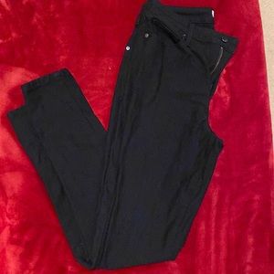 Black denim skinny jeans
